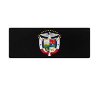Coat of Arms of Panama Cute Gaming Mousepad Rubber Base Desk Mat for Home Office Laptop Computer