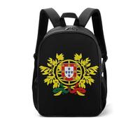 Coat of Arms of Portugal Casual Daypack Daily Backpacks Travel Shoulder Bag with Adjustable Straps for Women Men