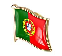 Coat of Arms of Portugal Portuguese Map Flag National Emblem National Flower Brooch Badges Lapel Pins