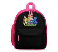 Coat of Arms of Queen Camilla Lightweight Mini Backpack for Women | Small Backpacks with Front Pocket Casual Daypacks Cute Shoulder Bag
