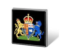 Coat of Arms of Queen Camilla Printed Brooch Pins Badge Button Tie Lapel Backpack Pin Decoration for Women Men