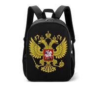Coat of Arms of Russia Casual Daypack Daily Backpacks Travel Shoulder Bag with Adjustable Straps for Women Men