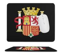Coat of Arms of Spain Funny Mouse Pad Desk Mat Stylish Mousepad for Gaming Office Home Work
