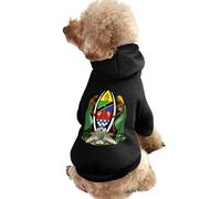 Coat of Arms of Tanzania Funny Dog Hoodie Pet Costumes Sweatshirt for Small Medium Large Puppy Cat Clothes