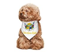 Coat of arms of The Central African Republic Puppy Bandana Dog and Cat Bandanas Summer Dog Scarf for Small Medium Large Dogs Breathable Soft Comfortable Pet Apparel Accessories 30x70cm