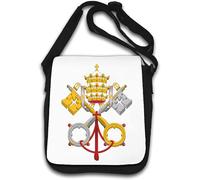 Coat Of Arms Of The Holy See And Vatican City Shoulder Bag White