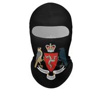 Coat of Arms of The Isle of Man Breathable Balaclava Sun Protection Full Face Mask Cycling Sunscreen Headcover Cap Windproof Sports Headwear