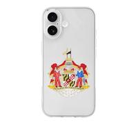 Coat of Arms of The State of Maryland Cute Phone Case Compatible with iPhone 17 Series TPU Printed Protective Cover for Women Men