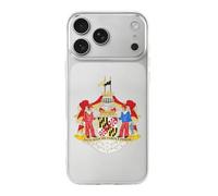 Coat of Arms of The State of Maryland Cute Phone Case Compatible with iPhone 17 Series TPU Printed Protective Cover for Women Men
