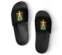 Coat of Arms of The United Arab Republic Men's Slide Sandal Non Slip Shower Shoes Bathroom Slippers for Pool Beach 44 (270mm)