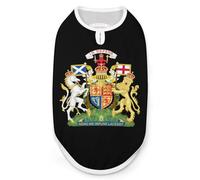 Coat of Arms of The United Kingdom in Scotland Dog Shirt Cat Tank Top Pet Clothes Sleeveless Summer T-Shirts for Small Medium Puppy
