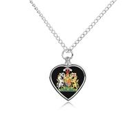 Coat of Arms of The United Kingdom in Scotland Urn Necklace for Ashes Pet Dog Cat Cremation Jewellery Alloy Memorial Keepsake Pendant