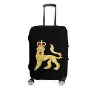 Coat of Arms of The United Kingdom Luggage Cover Washable Suitcase Protector Anti-Scratch Suitcase Covers Fits 18-32 Inch S