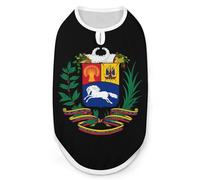 Coat of Arms of Venezuela Dog Shirt Pet Clothes Summer T-Shirts Sleeveless Tank Top for Small Puppy Cat