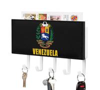 Coat of Arms of Venezuela Key Holder Hanger Rack Mail Organizer