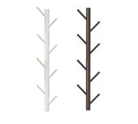 Coat Rack - 84cm Wooden Wall Hooks | Space Saving Bath Towel Hanger | Decorative Clothes Organizer | Coat Towel Rack For Entryways Hallways Bedroom | Te En B