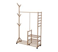 Coat rack, coat stand, clothes rail, rolling rack, shoe rack, bamboo