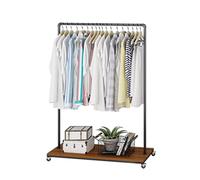Coat Rack Coat Tree Coat Stand Stylish And Simple Metal Coat Stand Water Pipe Industrial Wind Suspension Coat Rack Solid Wood Base Storage Rack Hall Tree Coat Rack Stand