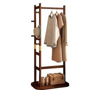 Coat Rack, Hall Tree, Sturdy and Easy Assembly for Hallway, Bedroom and Office, Coat Stand with Shoe Rack, Storage Shelves, Industrial Design, 40/60/80/100CM, Maximum Load 100kg