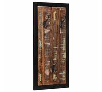 vidaXL Coat Rack Multicolour 40x2x80 cm Solid Wood Reclaimed