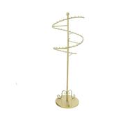 Coat Rack Tree Spiral Rotating Coat Rack 60.2" Tall Gold Stand Carbon Steel