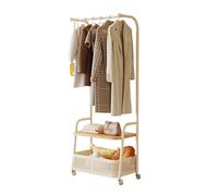 Coat Rack Vertical Iron Storage Shelf French Style Tree Hanger for Bedroom, Modern Art Design, Home Organization Solution