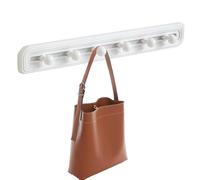 Coat Rack Wall Mount, Sliding Badminton Racket Holder, Tennis Rackets Sports Equipment Hook for Home Apartment Commercial School Kitchen Bathroom Bedroom