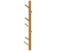 Coat Rack Wall Mounted 70cm, Vertical Hat Rack for Wall, Modern Wooden Coat Hook Tree for Hats, Jackets, Bags, Entryway Bedroom