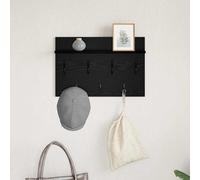 Coat Rack Wall Mounted, Rustic Industrial Wire Coat Hooks with Shelf
