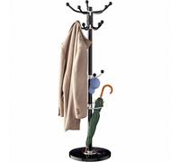 Coat Stand Black 173cm with Marble Base