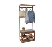 Coat stand Clothes rack Shoe rack Bench Hall Bamboo