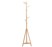 Coat Stand Coat Hanger Coat Stands Wooden Coat Rack For Living Room Home Bedroom Floor Simple Coat Rack Heavy Duty Rotating Coat Stand Coat Shelf Coat Holde (Blue : Natural, Size : 175 * 45cm)