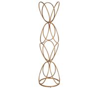 Beliani Coat Stand Gold Steel Modern Garment Rack Clothes Indoor Rail | Metal, Powder Coated, Full Assembly Required, 5 kg Capacity, 42 x 160 cm