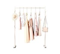 coat stand Hanging Hanger Floor Bedroom Simple Clothes Hanger Does Not Occupy Space At Bed End Clothes Coat Rack Small Clothes Rod Rack clothes rack(White,XL)