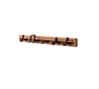 Coat Stand Wall Mounted, Solid Wood Hooks for Hanging Clothes, Strong Load-Bearing Hooks for Hats and Clothes Storage, Space-Saving Design