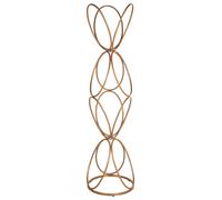 Beliani Modern Metal Garment Rack Clothes Indoor Rail Coat Decorative Accent Piece Gold Walters
