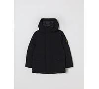 Coat STONE ISLAND JUNIOR Kids color Black - Size: 12 - male