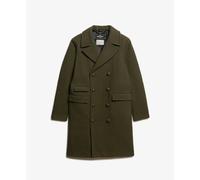 Superdry Merchant Wool Long Coat Green 2XL Men