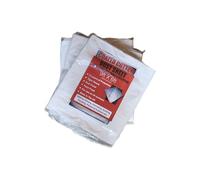 Coated-Cotton Dust Sheets 9ft x 6ft (3 Pack), 100% Paint and dust Proof, Made in UK, for Surface Protection