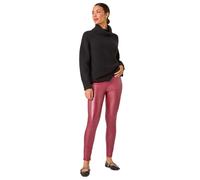 Coated Faux Leather Jeggings Roman Wine 12