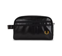 Coated Polyester Wash Bag - unisex - Fred Perry - Toilet Bags - Black - ONE SIZE - Bags ONE SIZE