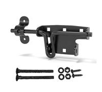 Coated Sliding Bolt Latches with Lockable Design Security Sliding Bolt for Enhances Safe on Various Door Barn Door Secure
