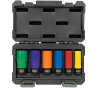Coated Socket Set 12-Point 6-Piece