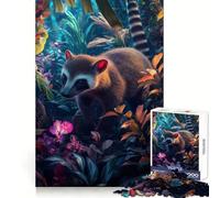 Coati in Jungle for Adults 1000 Piece Puzzle Cognitive Train Clean Connection Pattern Build Room Art (50x75cm)
