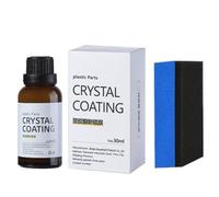 Coating Agent For Automotive Plastics, Car Plastic Restorer,Crystal Coating Plastic Restoration,Rubber Parts Refurbish Agent,Plastics Parts Crystal Coating, Interior Refurbish Agent for Car (1Set)