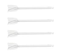 Coating Mixer Attachment 1/4 Inch Shank, White 22CM