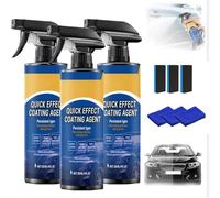 Coating Spray from Germany, Quick Effect Coating Agent for Car, Car Quick-Acting Coating Agent Spray, Car Scratch Wax Polish Sprays Waterless Wash for Shine & Protection (3Pcs)