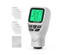 Coating Thickness Gauge 0-2000UM Car Paint Tester Digital Backlight CoatingThickness Measuring Meter Wide Application(Bianco)