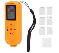 Coating Thickness Gauge Digital, HW - 300S Film Thickness Meter with Backlight LCD Screen, 0-2000um Range, Compact Size 12x4.4cm - Accurate Measurement with Electromagnetic & (Orange)