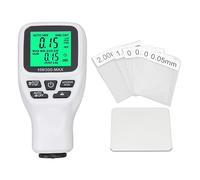 Coating Thickness Paint Thickness Digital Coating Thickness Tester High Accuracy Measuring Tool for Metal Coating Film Paint 0 2000um Suitable for Automotive Manufacturing (White)